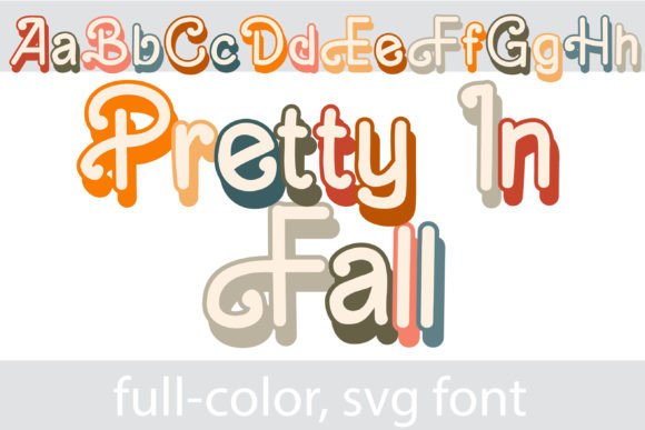 Capture Autumn's Charm with This Colorful Display Typeface