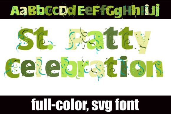 Celebrate St. Patty's Day with a Festive Confetti Font