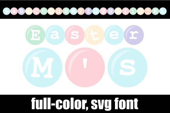 Easter M's: A Playful Font for Spring Design Projects