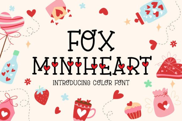 Fox Miniheart: A Playful Color Font for Creative Projects