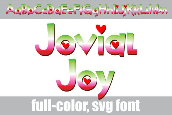 Jovial Joy: A Festive Font to Brighten Your Creative Projects