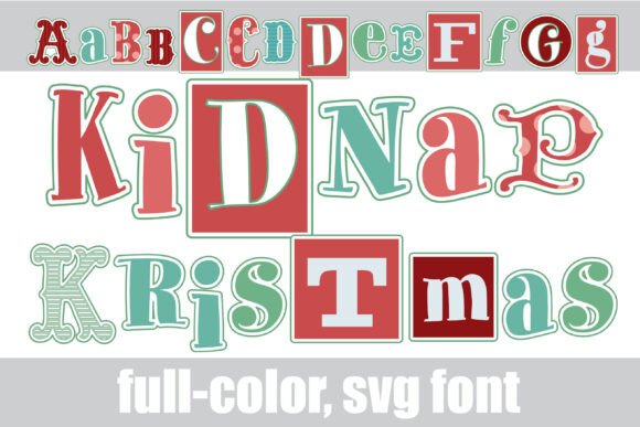 Kidnap Kristmas: A Playful Font for Festive & Fearless Designs