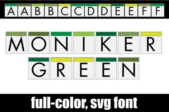 Moniker Green: A Colorful Sans Serif for Creative Projects