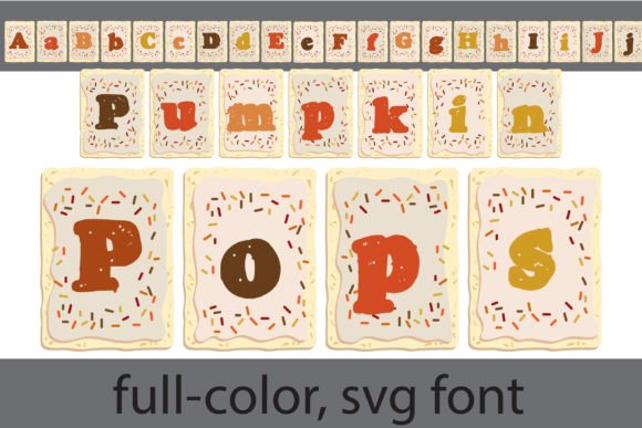 Pumpkin Pops: The Color Font That Brings Your Autumn Designs to Life