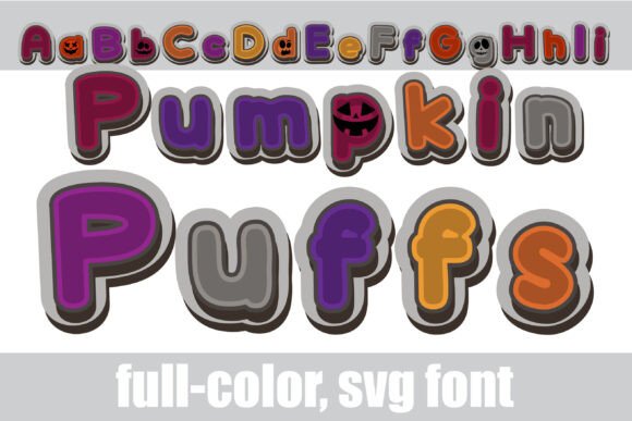 Pumpkin Puffs: A Playful Type for Autumn and Halloween Projects