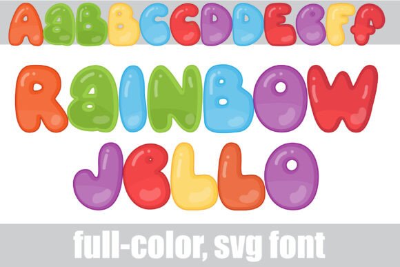 Rainbow Jello: A Burst of Color for Your Next Design Project