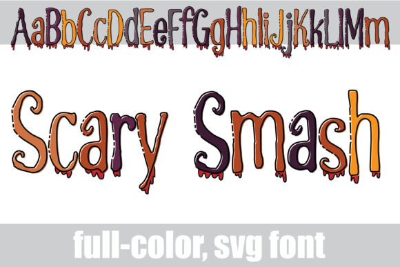 Scary Smash: Unleashing a Spooky SVG Font for Halloween Projects