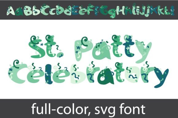 St. Patty Celebratory: Your Go-To Festive Font for Vibrant Projects