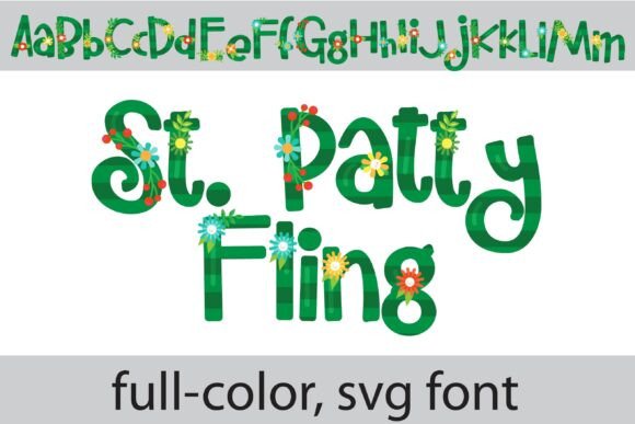 St. Patty Fling: A Vibrant Green Font for Creative Projects