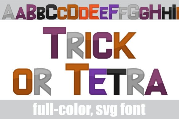 Trick or Tetra: A Pixel-Perfect Halloween Typeface